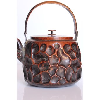 銅製 ひしぎ湯沸 銅瓶　M006 