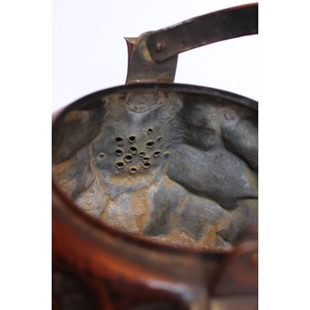 銅製 ひしぎ湯沸 銅瓶　M006 