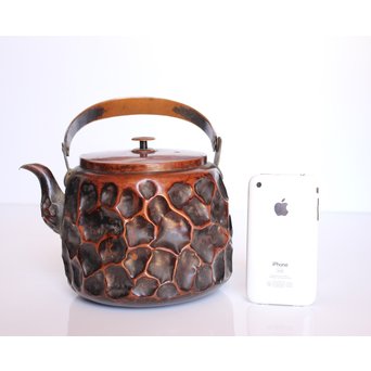 銅製 ひしぎ湯沸 銅瓶　M006 