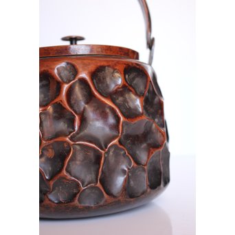 銅製 ひしぎ湯沸 銅瓶　M006 