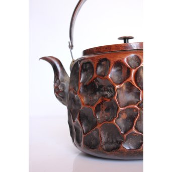 銅製 ひしぎ湯沸 銅瓶　M006 
