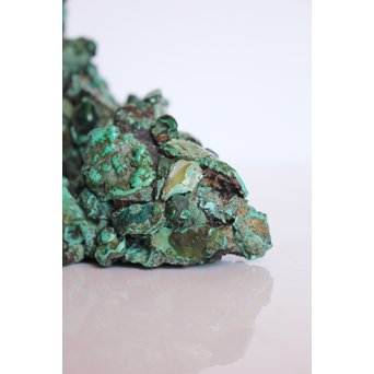 孔雀石原石 擺件/置物　U008 