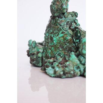 孔雀石原石 擺件/置物　U008 