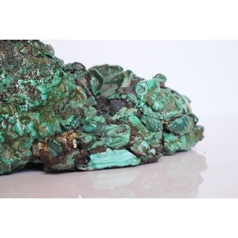 孔雀石原石 擺件/置物　U008 