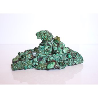 孔雀石原石 擺件/置物　U008