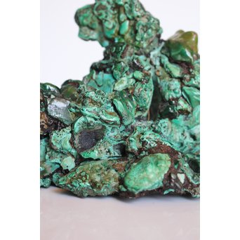 孔雀石原石 擺件/置物　U008 