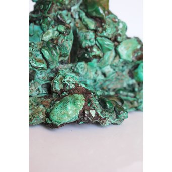 孔雀石原石 擺件/置物　U008 