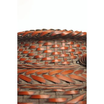 二代 飯塚鳳斎 竹花籠　U011 