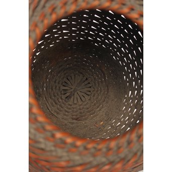 二代 飯塚鳳斎 竹花籠　U011 