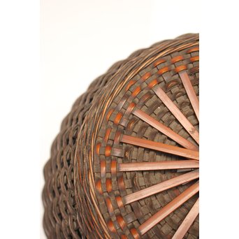 二代 飯塚鳳斎 竹花籠　U011 