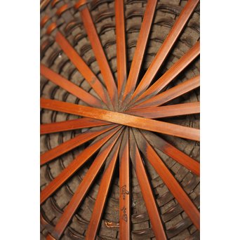 二代 飯塚鳳斎 竹花籠　U011 