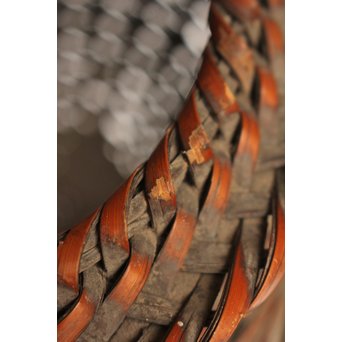 二代 飯塚鳳斎 竹花籠　U011 