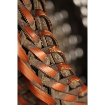 二代 飯塚鳳斎 竹花籠　U011 