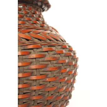 二代 飯塚鳳斎 竹花籠　U011 