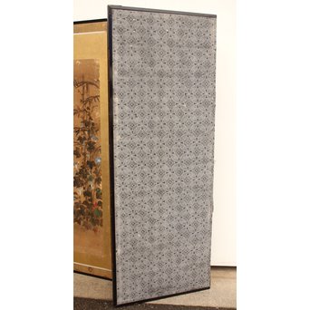 倣 俵屋宗達[伊年印] 草花図 時代屏風一双　Z010 