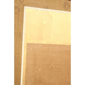 倣 俵屋宗達[伊年印] 草花図 時代屏風一双　Z010 