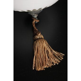 白被 外切子球体電笠　A1807Y 