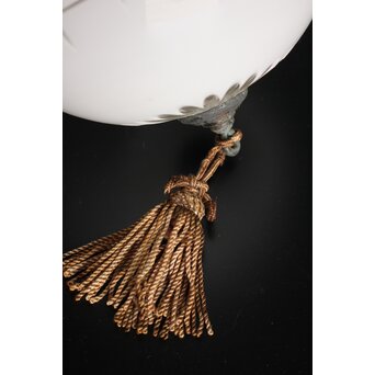 白被 外切子球体電笠　A1807Y 