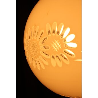 白被 外切子球体電笠　A1807Y 