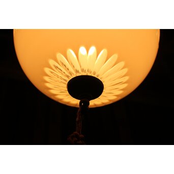 白被 外切子球体電笠　A1807Y 