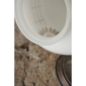 白被 外切子球体電笠　A1807Y 