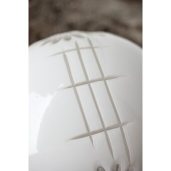 白被 外切子球体電笠　A1807Y 