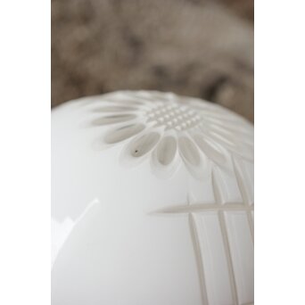 白被 外切子球体電笠　A1807Y 