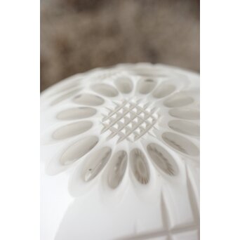 白被 外切子球体電笠　A1807Y 