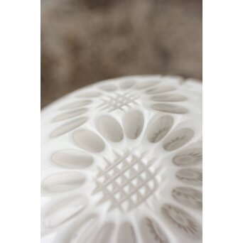 白被 外切子球体電笠　A1807Y 