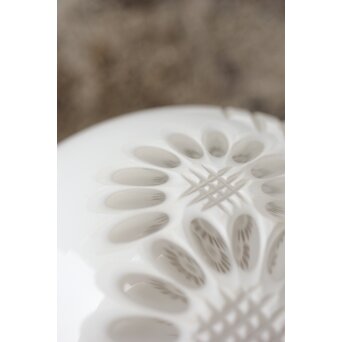 白被 外切子球体電笠　A1807Y 