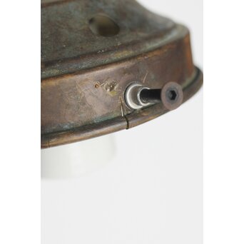 白被 外切子球体電笠　A1807Y 