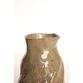 大田垣 蓮月 手捻徳利　P012 