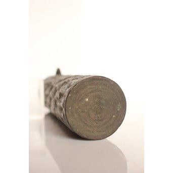 亀文堂 波多野正平造 青銅製花器/掛花　M009 