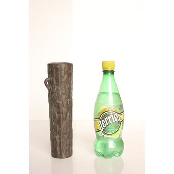 亀文堂 波多野正平造 青銅製花器/掛花　M009 