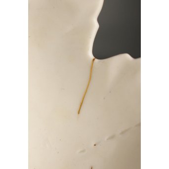 五代 清水六兵衛 白磁百合向付5客　P016 