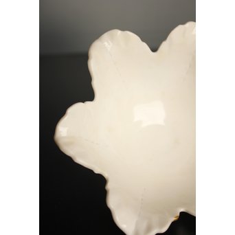 五代 清水六兵衛 白磁百合向付5客　P016 