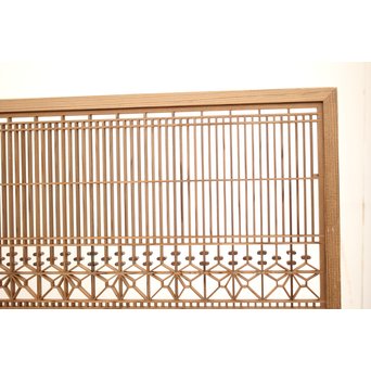 神代杉 桐模様組子 結界　X015 