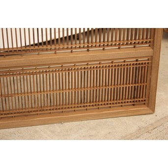 神代杉 桐模様組子 結界　X015 