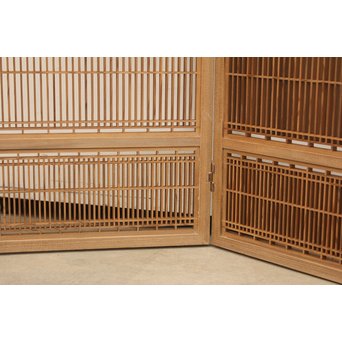 神代杉 桐模様組子 結界　X015 