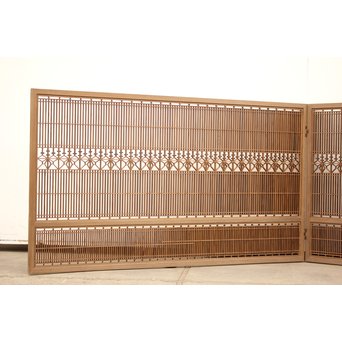 神代杉 桐模様組子 結界　X015 