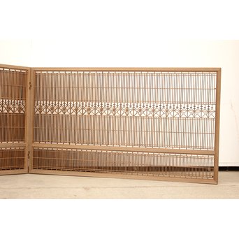 神代杉 桐模様組子 結界　X015 