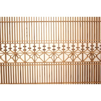 神代杉 桐模様組子 結界　X015 