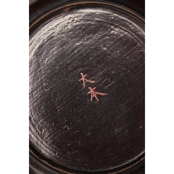 中国古玩 清朝期 唐物蒔絵銘々皿10枚　Q007 