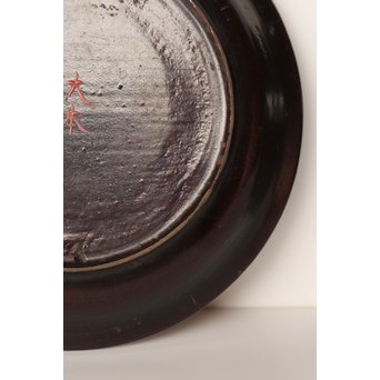 中国古玩 清朝期 唐物蒔絵銘々皿10枚　Q007 