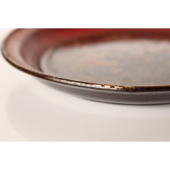 中国古玩 清朝期 唐物蒔絵銘々皿10枚　Q007 