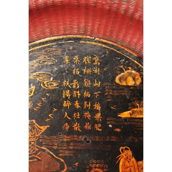 中国古玩 清朝期 唐物蒔絵銘々皿10枚　Q007 