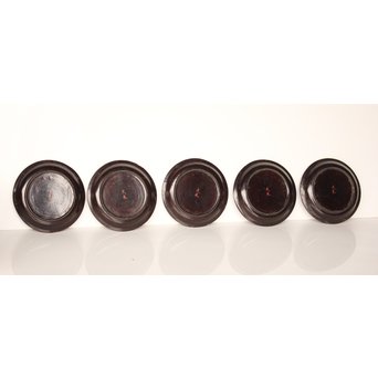 中国古玩 清朝期 唐物蒔絵銘々皿10枚　Q007 