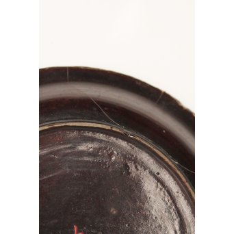 中国古玩 清朝期 唐物蒔絵銘々皿10枚　Q007 