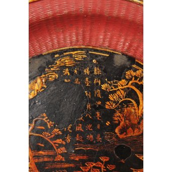 中国古玩 清朝期 唐物蒔絵銘々皿10枚　Q007 