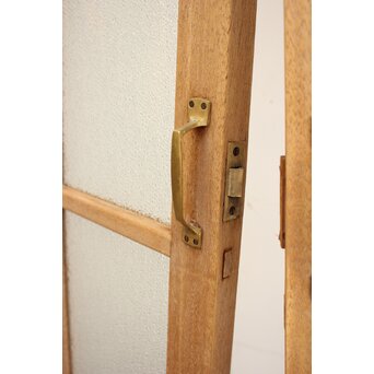 ラワン材のダイアガラスドア 2枚1組　GD1105 